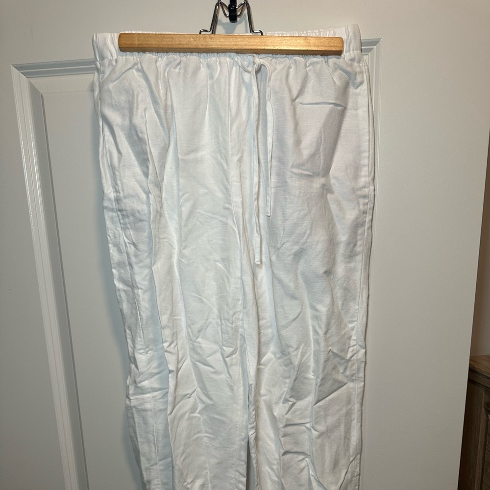 Wilfred White Linen Pants